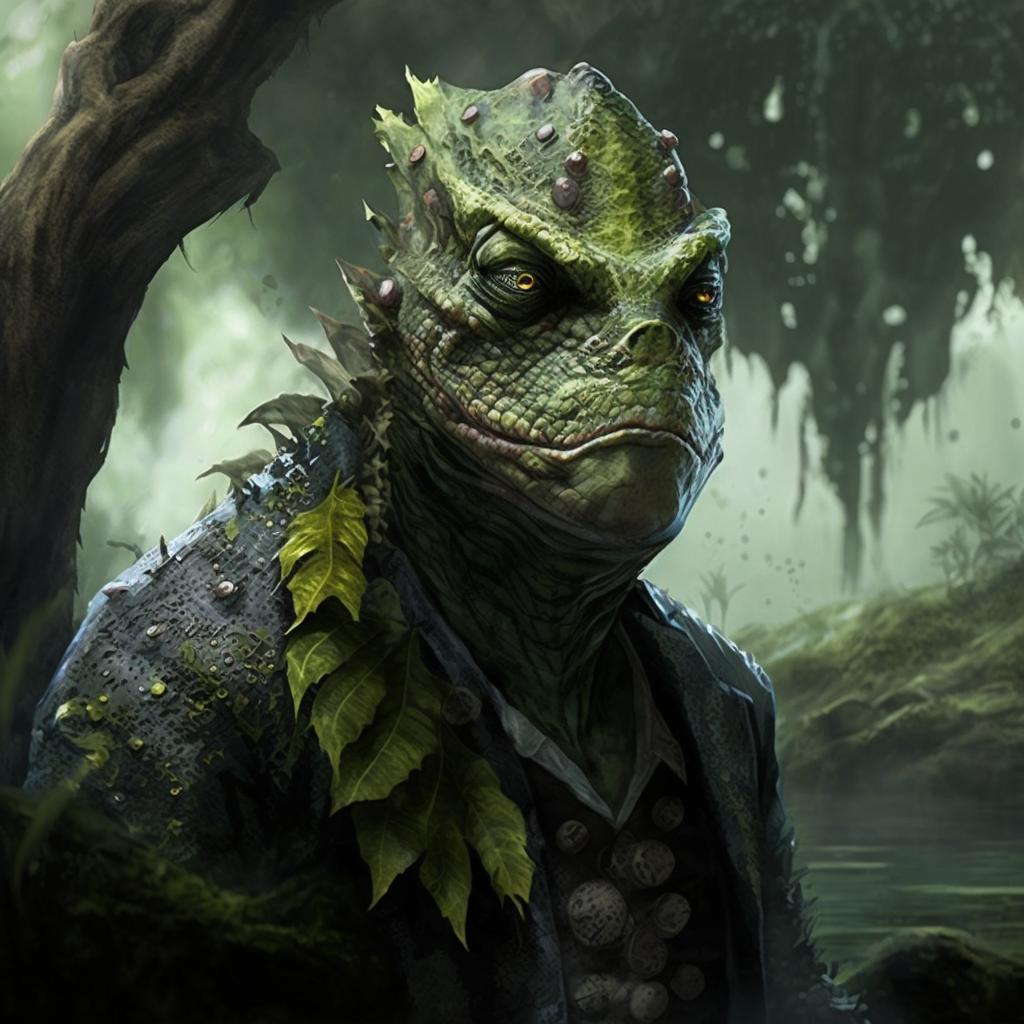 Lizard Man of Scape Ore Swamp by purplerhino on DeviantArt