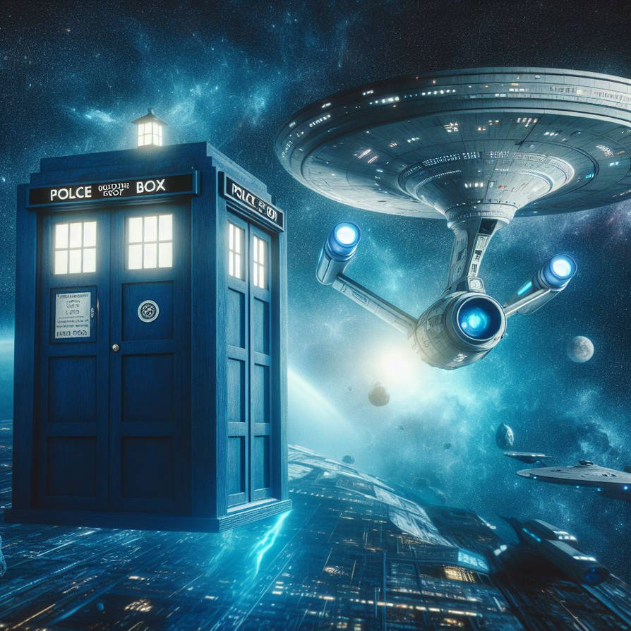 The Box In Space Spock, Why is There a Police Box in space? by purplerhino on DeviantArt