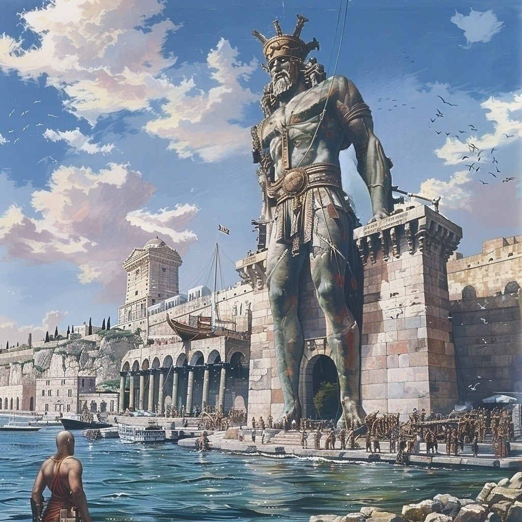 Colossus Apollo Rhodes Colossus of Rhodes by purplerhino on DeviantArt