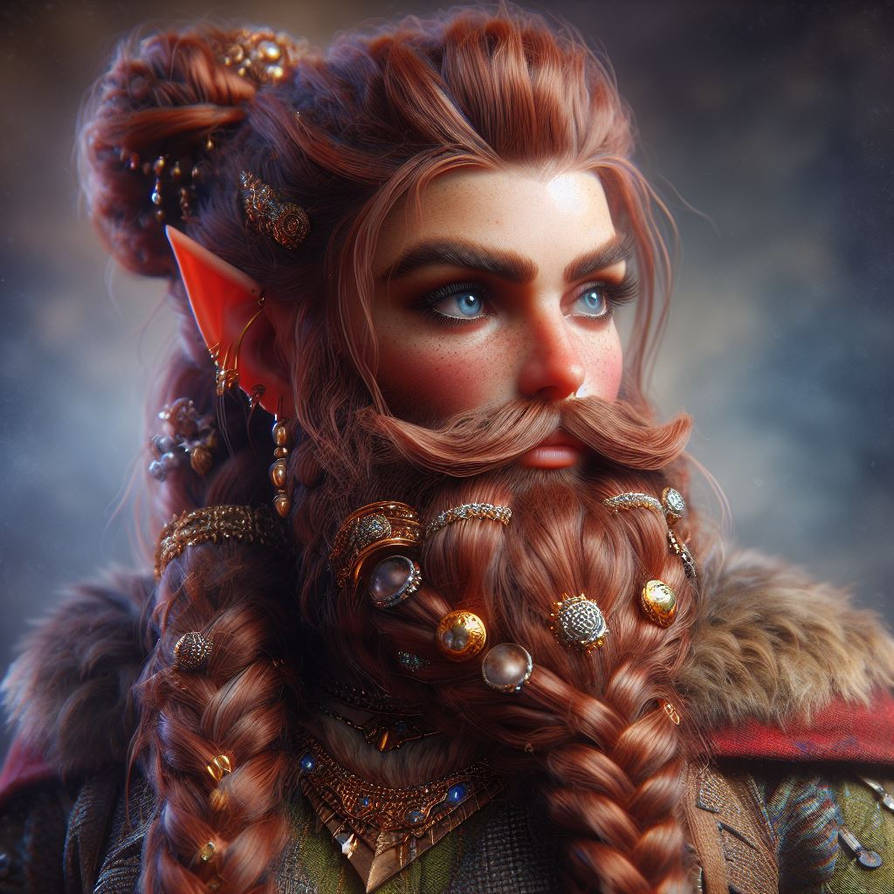Dwarf Merchant's Wife by purplerhino on DeviantArt