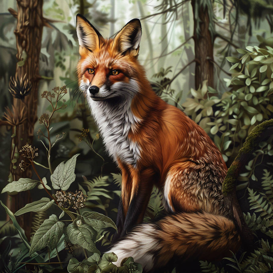 Red Fox by purplerhino on DeviantArt