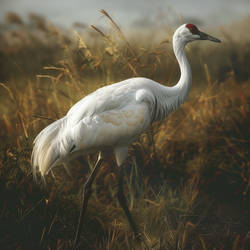 Endangered Birds - Whooping Crane