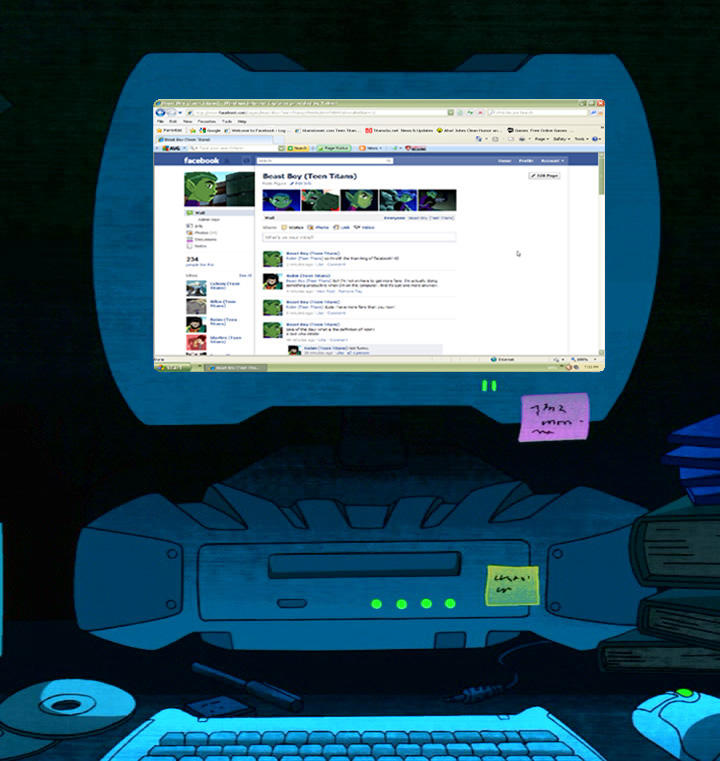 Beast Boy Computer Beast Boy's Computer by Official-TT-RP-art on DeviantArt