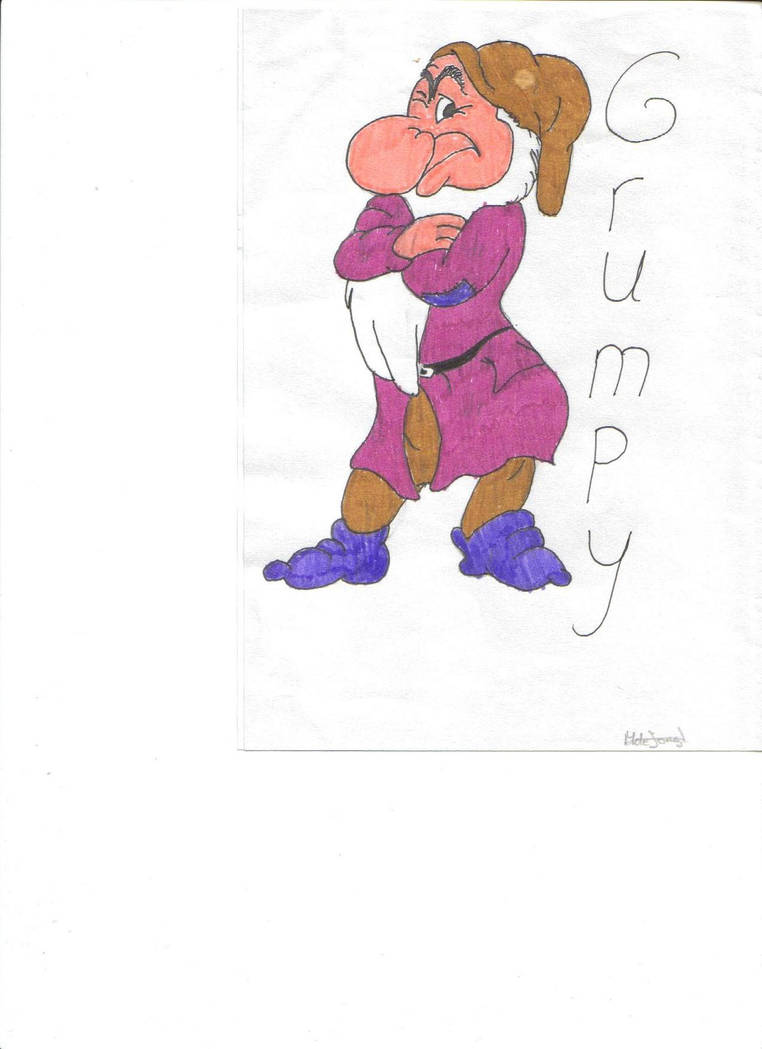 Cartoon Grumpy Deviantart Grumpy coloured by MusicalLover94 on DeviantArt