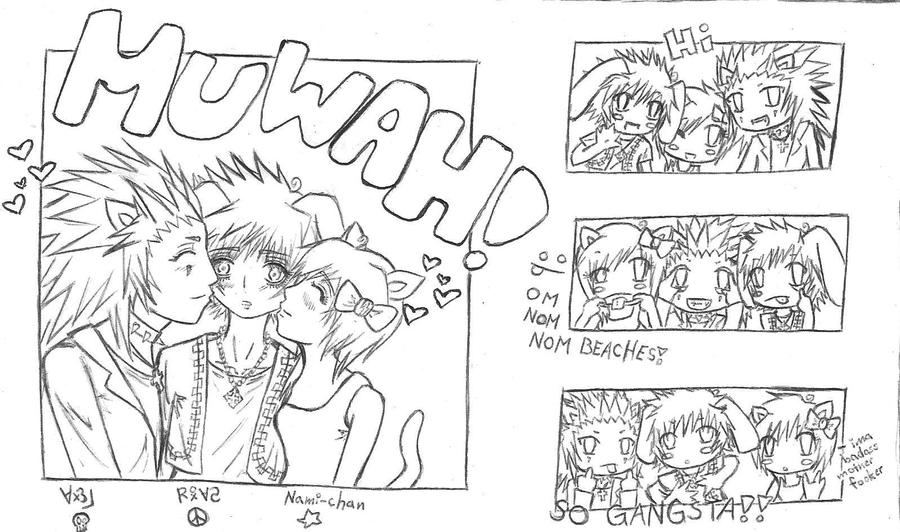 Muwah Muwah- line art by Desiderium777 on DeviantArt