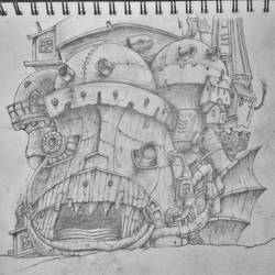 Howl's Castle sketch