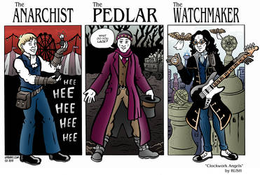 The Anarchist, The Pedlar, and The Watchmaker