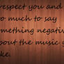 Music Respect