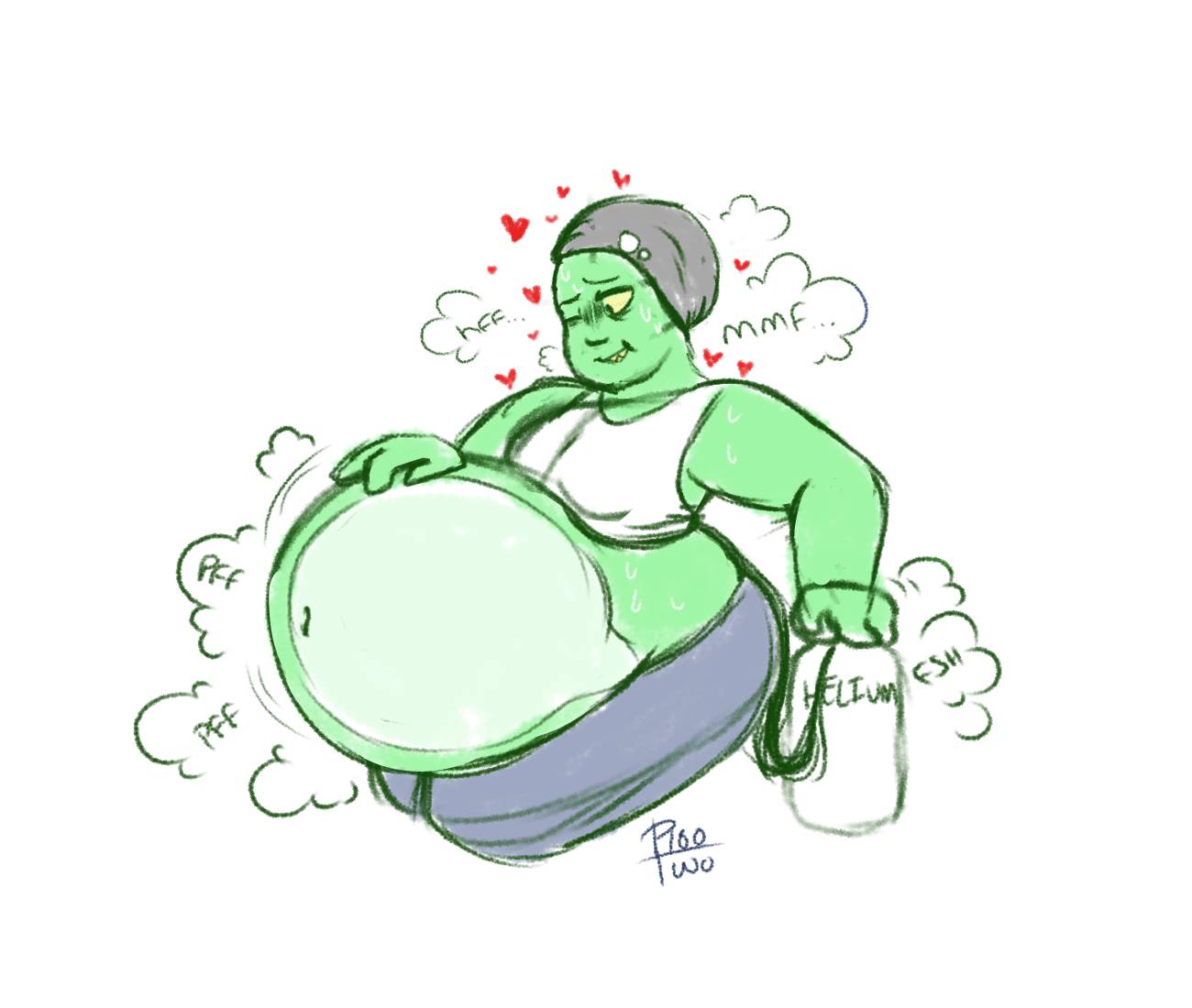 Slime Inflation by ploottwo on DeviantArt