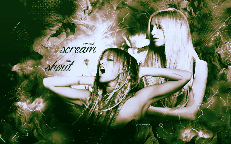 Scream and shout