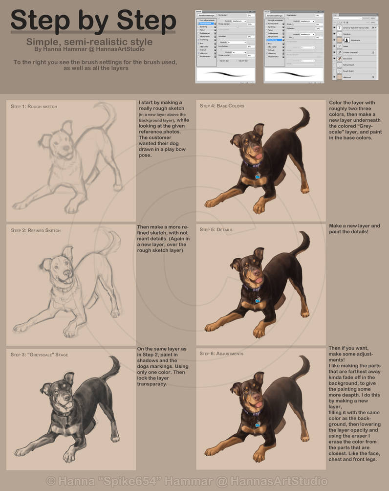 Step by step by HannasArtStudio on DeviantArt