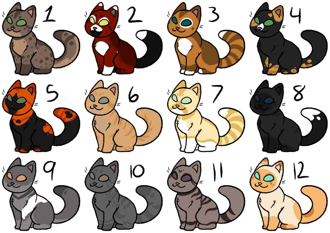Cat Breedables [OPEN] by Woofwoof-adopts on DeviantArt