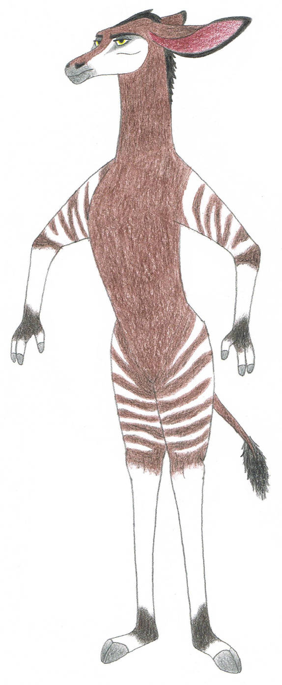 My Zootopia OC - Coloured Okapi by codylake on DeviantArt