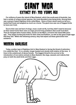 Time is Running Out - pg. 1 Giant Moa
