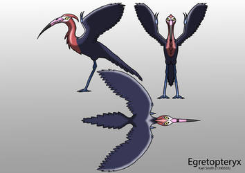 Egretopteryx model sheet