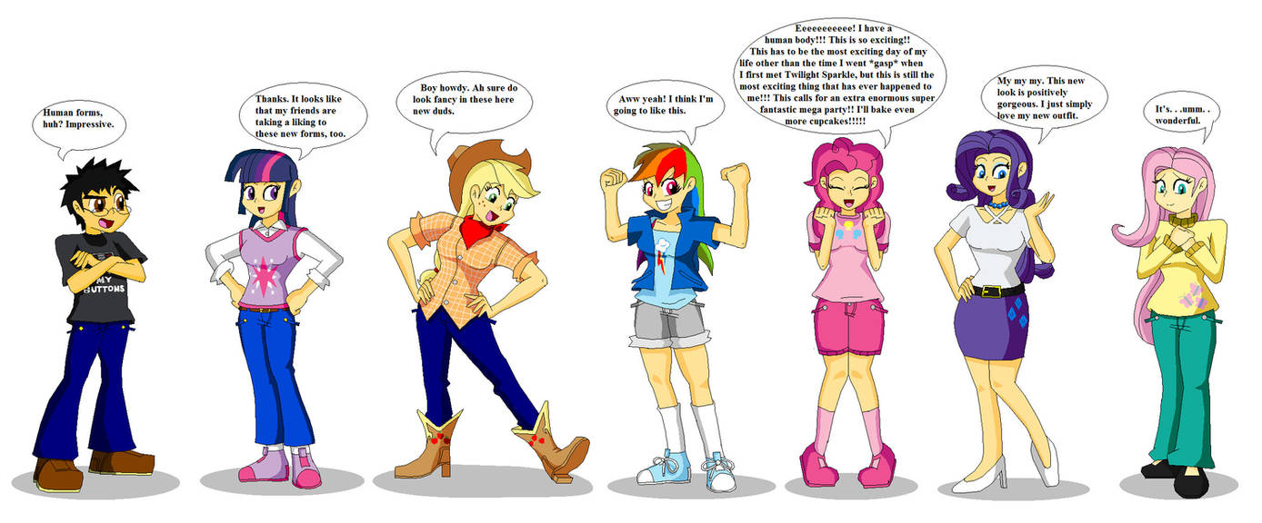 MLP Humans by Koopa-Master on DeviantArt