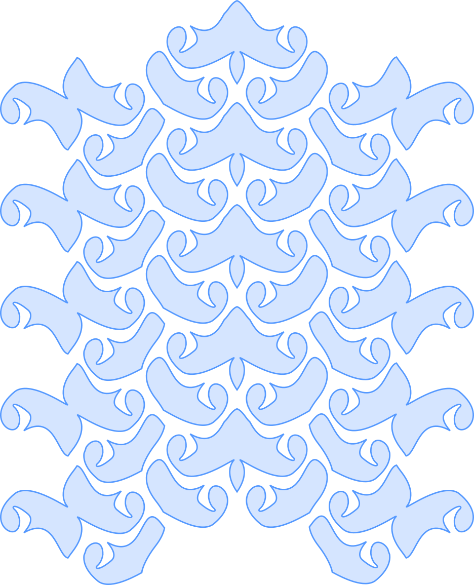 BlueIntersectingPatternSeries25