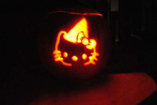 Hello Kitty Pumpkin.