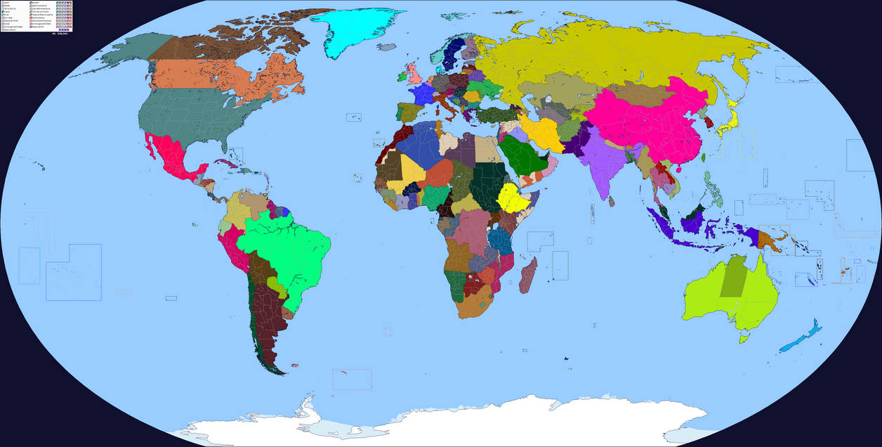 Modern World Map by PolandStronk on DeviantArt