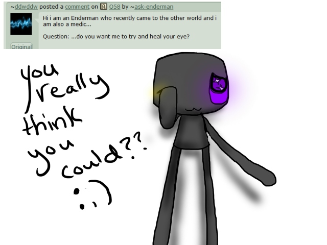 minecraft drawings cute enderman