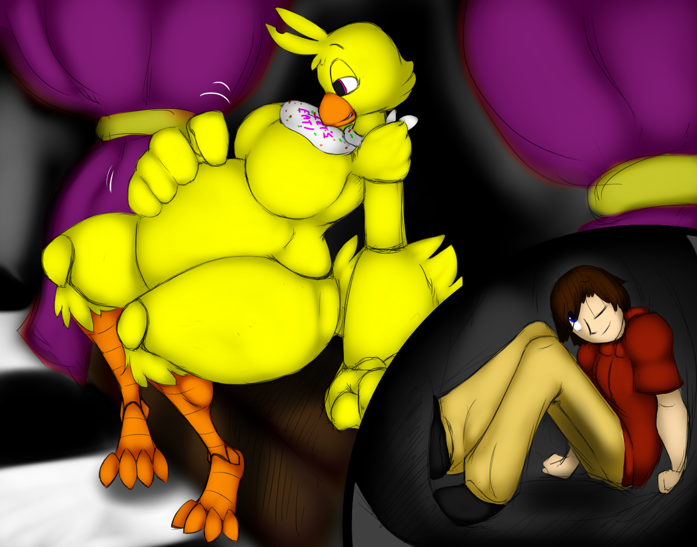 [Art Request] Wolvesrule321 - Visiting Chica?