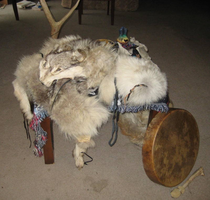 Grey wolf ritual altar 1 by lupagreenwolf on DeviantArt