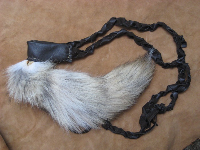 White tip coyote tail