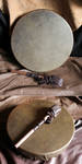 13 Inch Horse Hide Frame Drum by lupagreenwolf