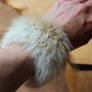 Black-backed jackal fur bracelet
