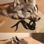 Two Wolf Masks