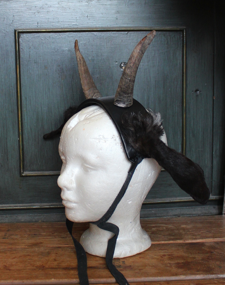 Black Goat Ears and Horns