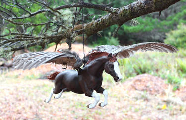 Logan - custom Breyer pegasus