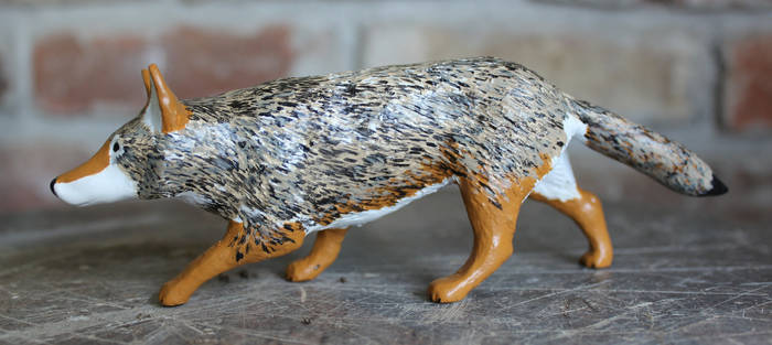 Sandy - Breyer Custom Traditional Coyote from Dog