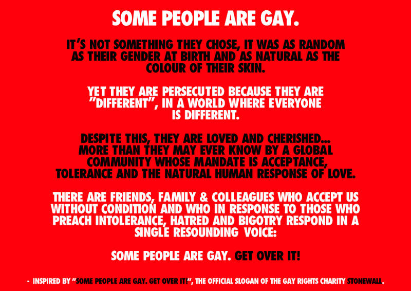 Some people are gay - an essay