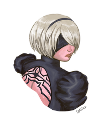 (Another) 2B portrait