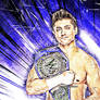 TJ Perkins WWE Grunge Art American Wrestlers Wrest