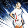 Allie Long Grunge Art US National Team Female Socc