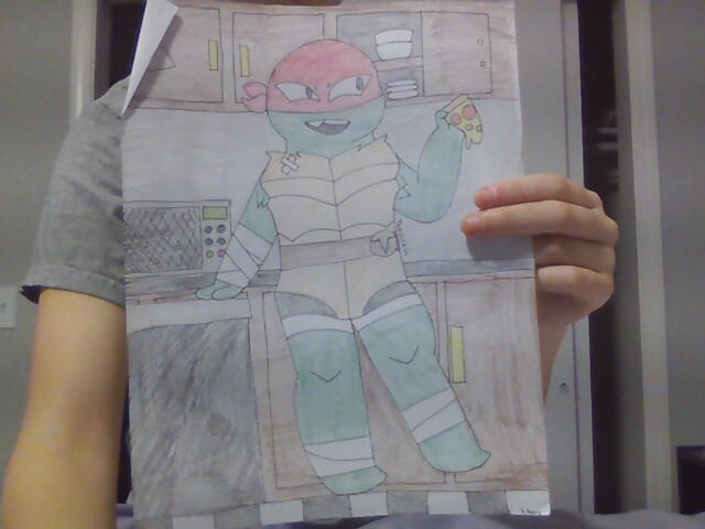 I tried to draw Raphael by Unkn0wnUs3r1983 on DeviantArt
