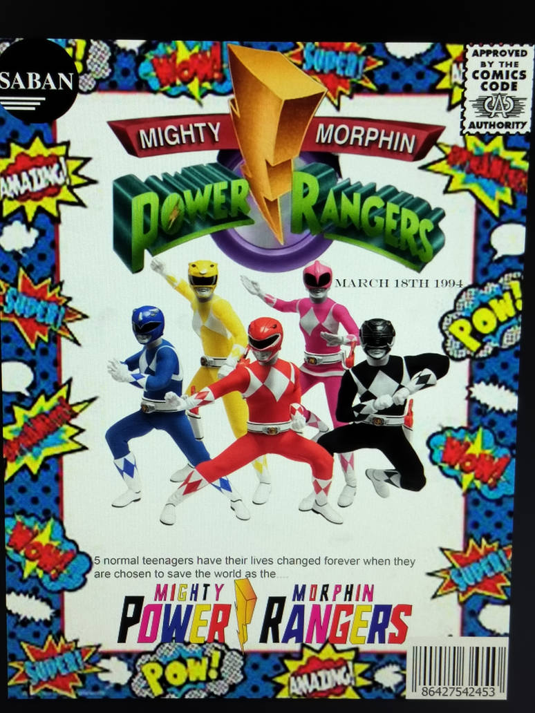 Power Rangers comic cover by paycen on DeviantArt