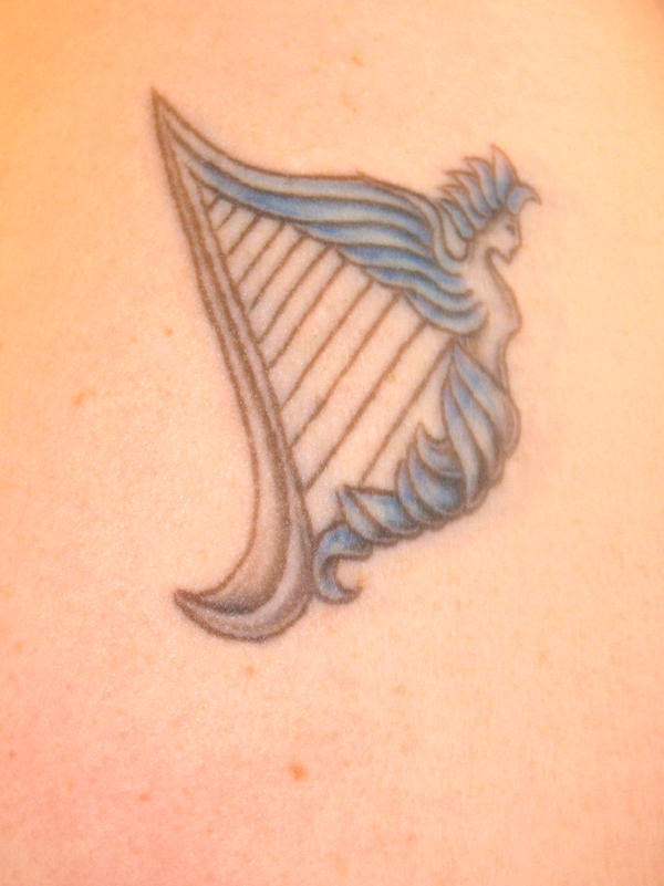 Celtic Harp Tattoo by ladybard96 on DeviantArt
