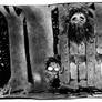 Harry and Hagrid for Inktober