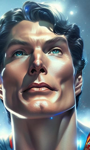 Crispin Ree Cristopher Reeve Superman by MaxiCentauriArts on DeviantArt