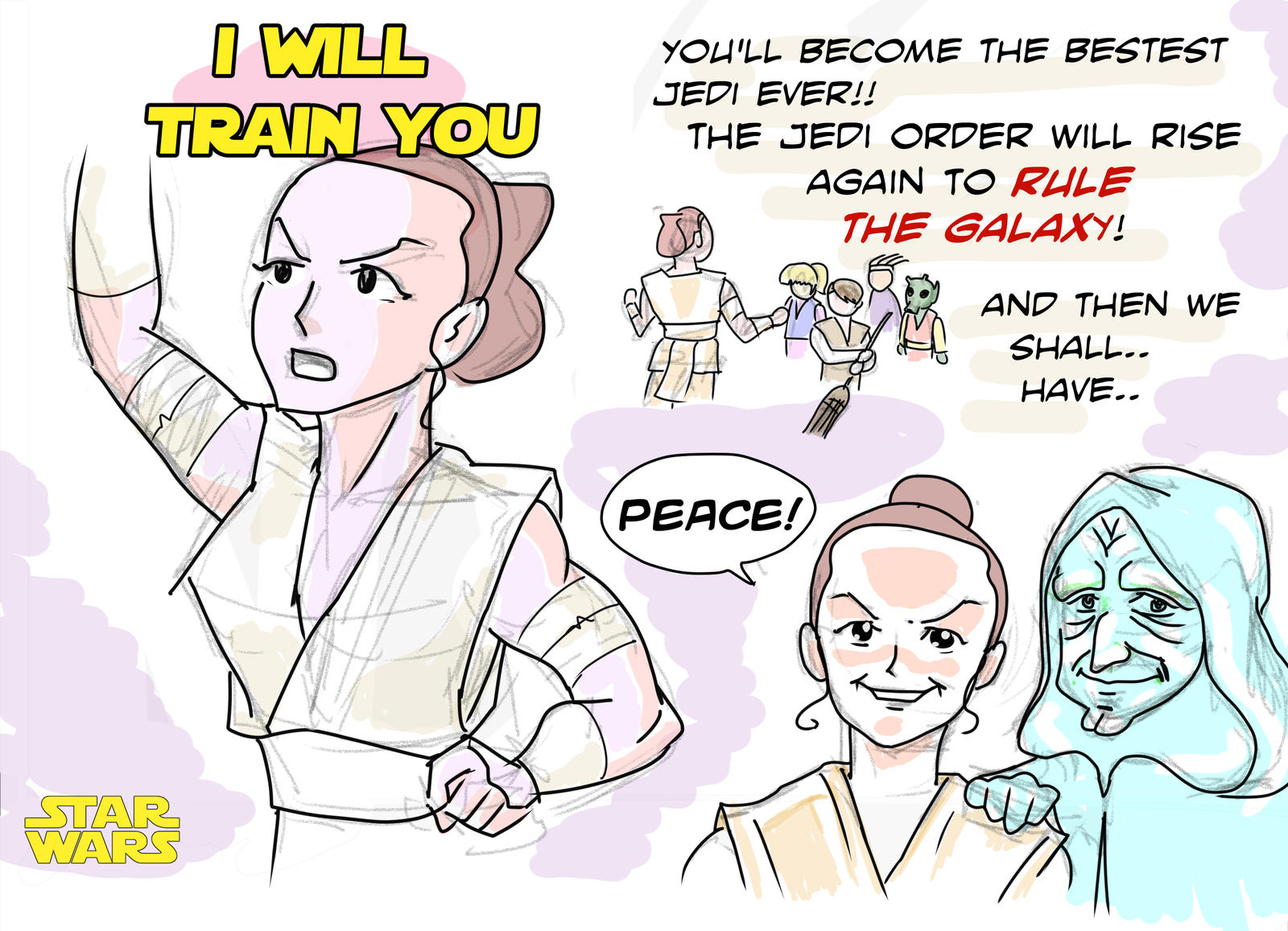 Rey trilogy by MaxiCentauriArts on DeviantArt