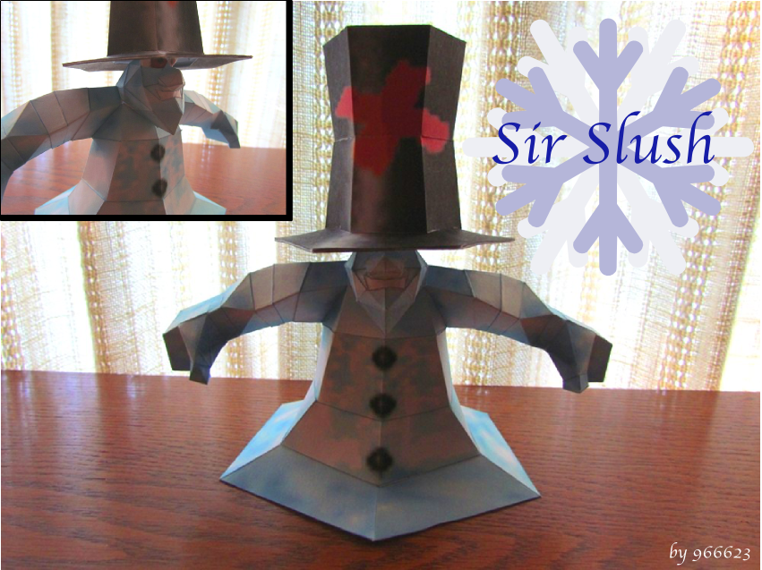 Sir Slush Papercraft