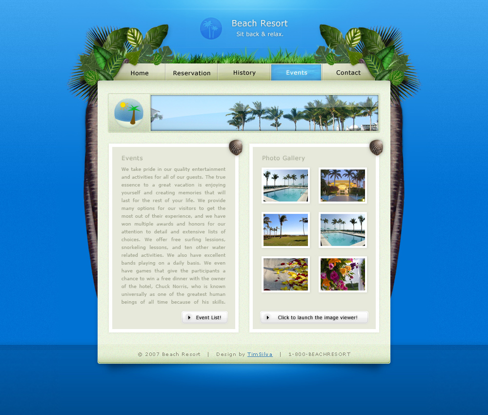 Tropical Beach Resort by timsilva