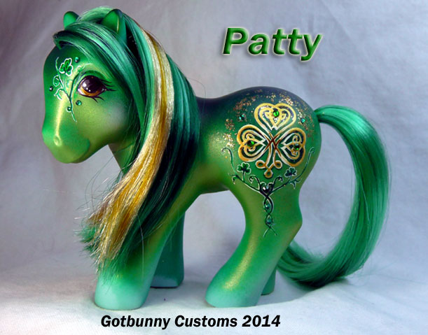 Patty a St Patrick pony