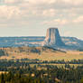 Devils Tower from a distance