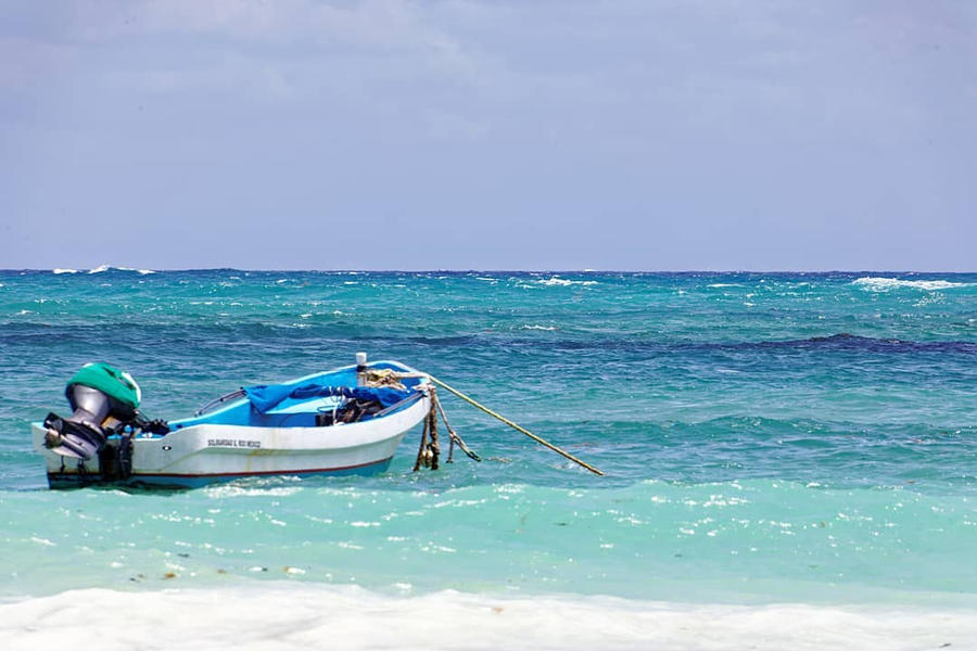 Bright Blue Raft A raft in striking blue water by sequential on DeviantArt