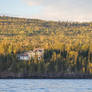 View of the shore from Lake Superior