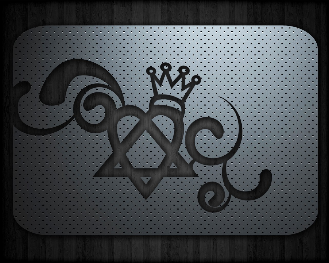 Heartagram Crown Wallpaper